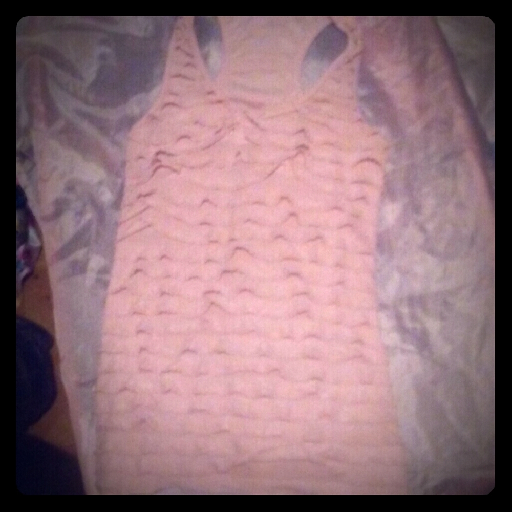 Ruffle tank shirt